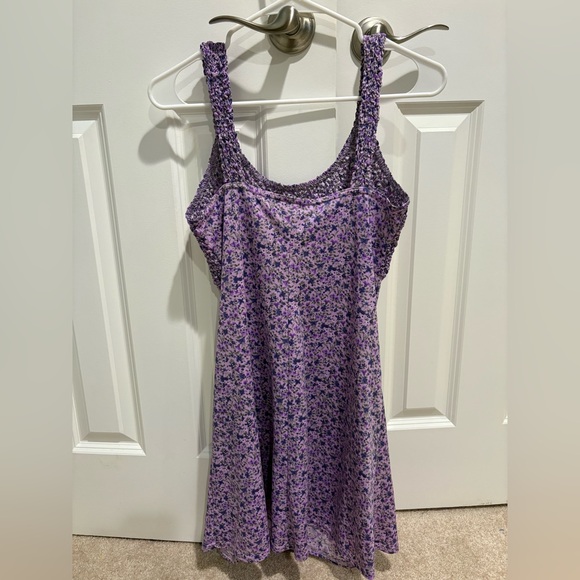 Vintage 90’s Floral Sundress Purple Girly Concert Size S - Picture 2 of 5